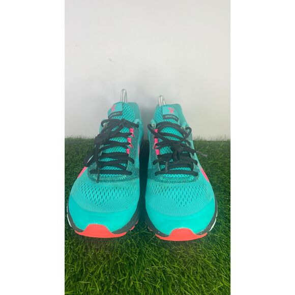Nike Structure 17 Running Shoes Teal Pink Women’s US 9.5 Athletic Sneakers - Picture 4 of 8
